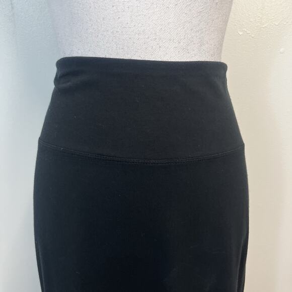 J. Jill Wearever Skirt Womens sz M Black Long Straight Stretch Jersey Smooth Fit - Picture 3 of 7